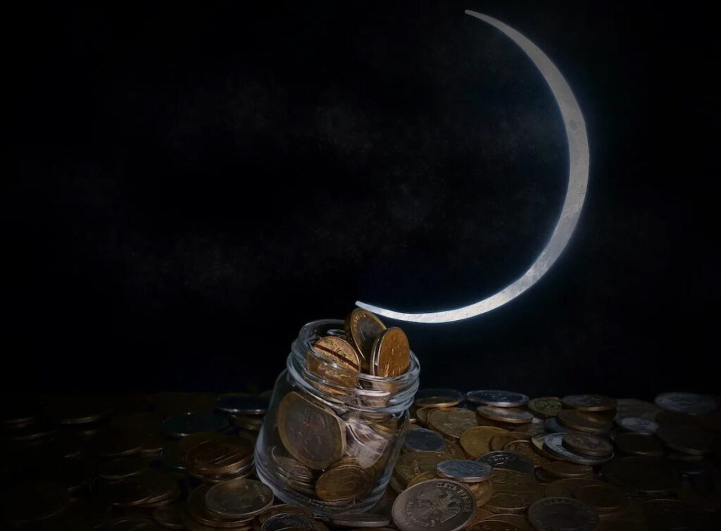 Ритуал использования силы Луны и силы денег
