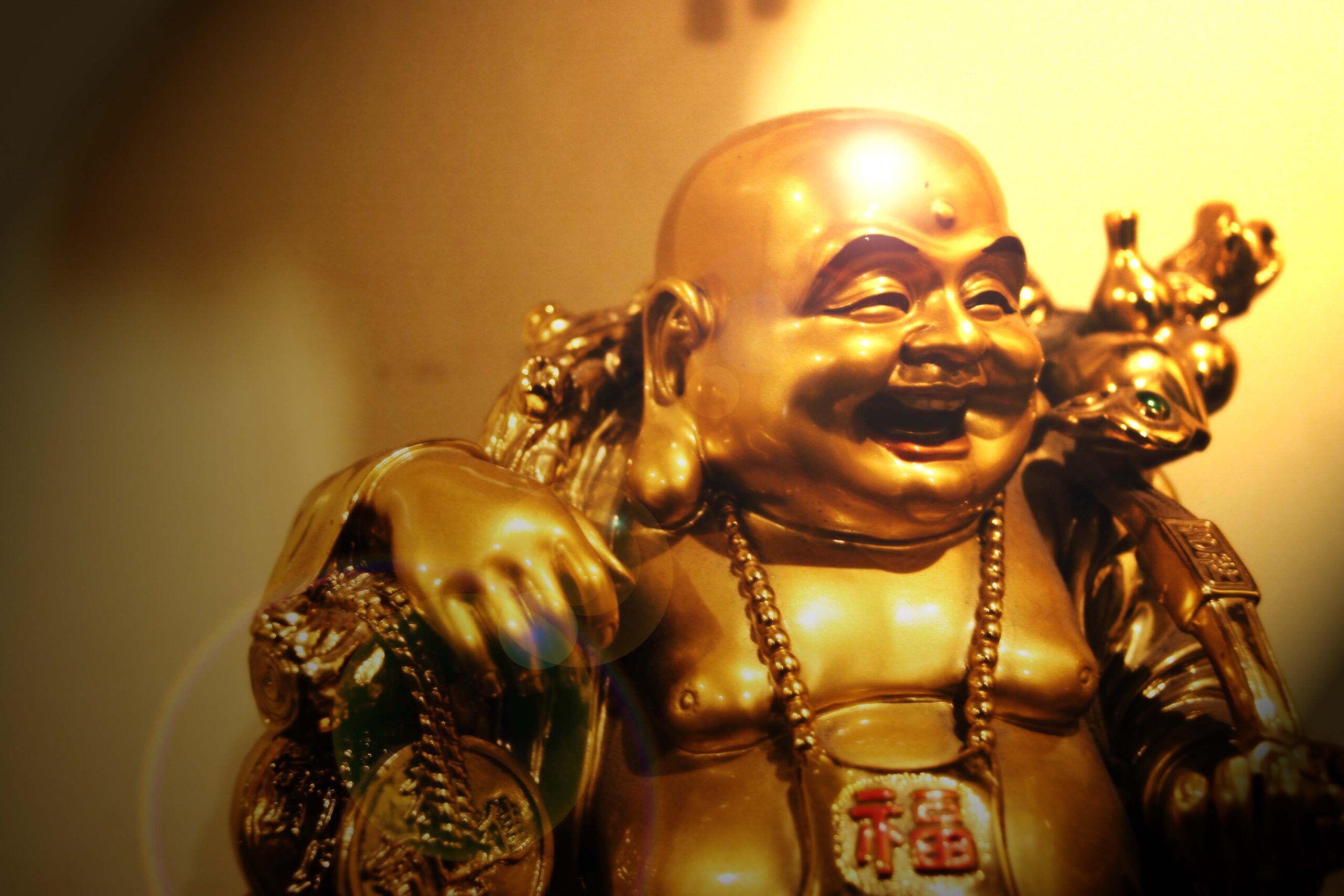 6 фигурок смеющегося Будды